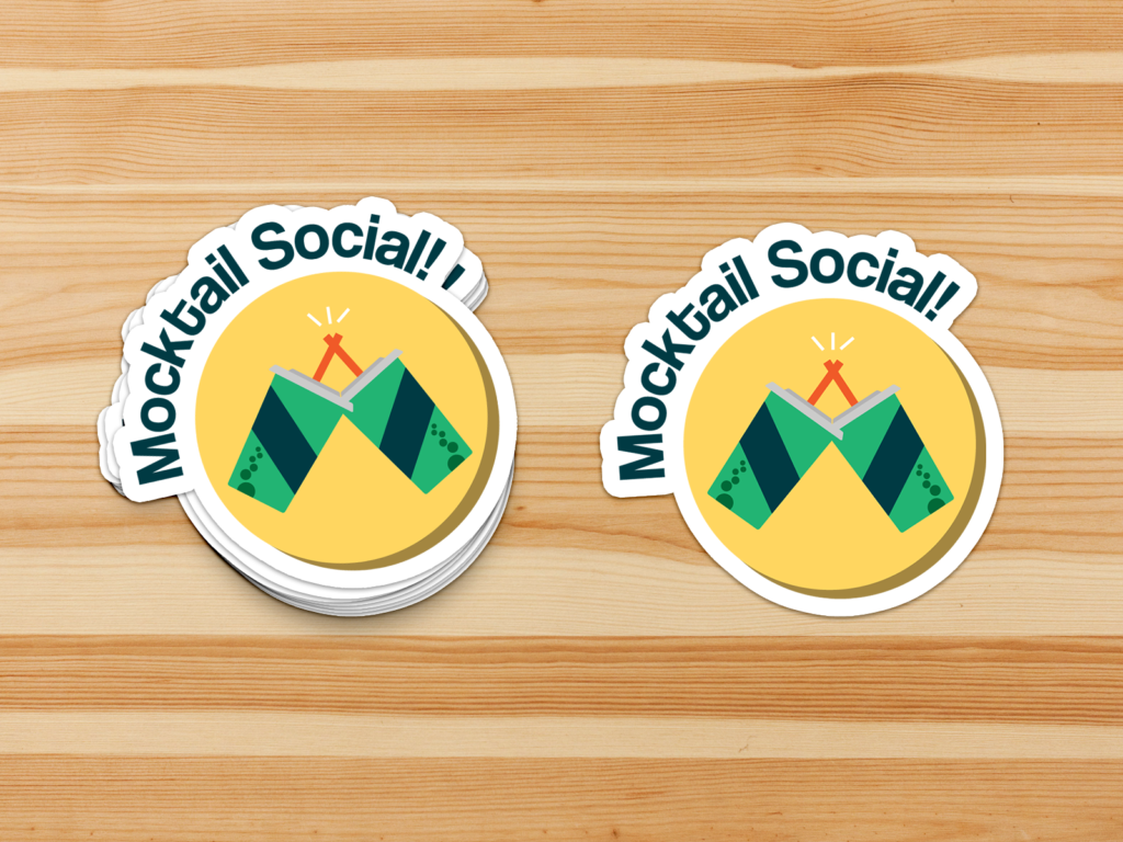 sticker mockup